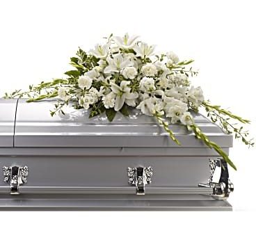 Bountiful Memories Casket Spray