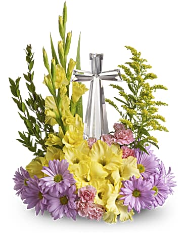 Crystal Cross Bouquet