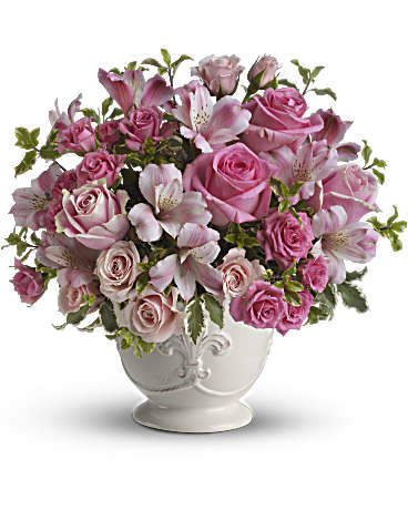 Pink Potpourri Bouquet with Roses