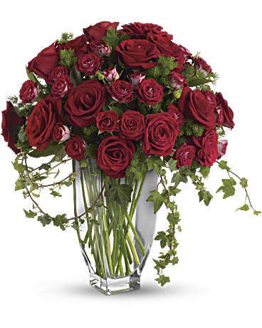 Rose Romanesque Bouquet - Red Roses