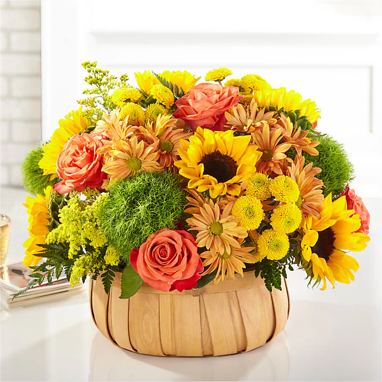 Harvest Sunflower Basket - Image 2