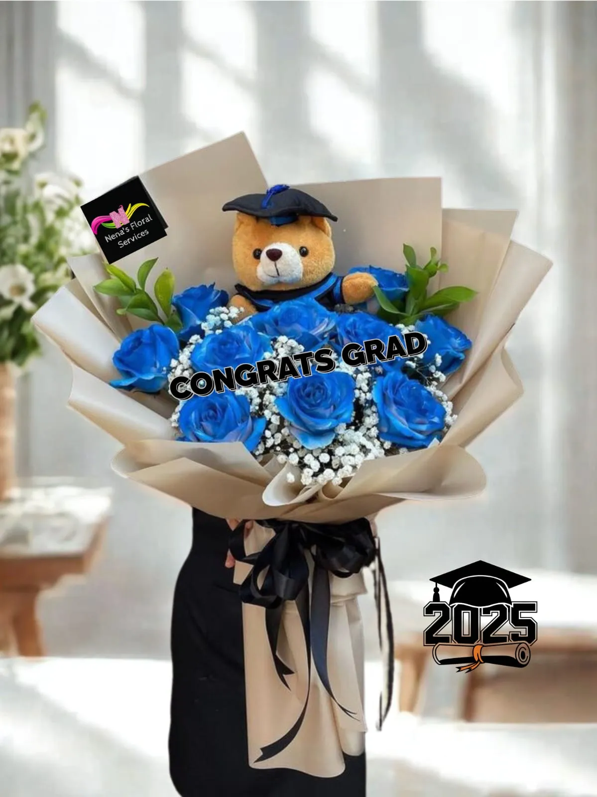 Achievement in blue Bouquet