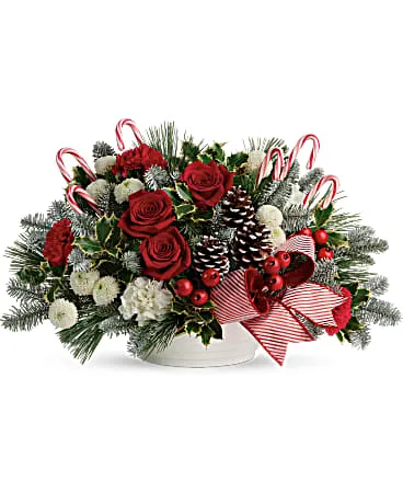 Jolly Candy Cane Bouquet - Image 2