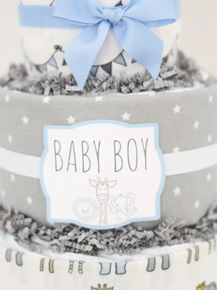 Royal Safari Diaper Cake - Image 3